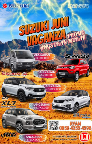 PROMO SUZUKI JUNI ANGSURAN MURAH