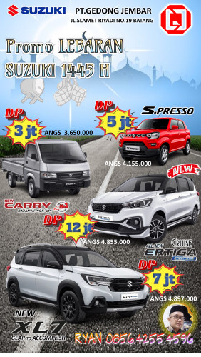 Promo Lebaran Suzuki 1445 H