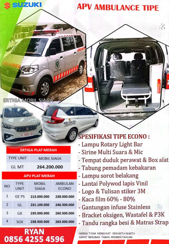 MOBIL SIAGA DESA DAN MOBIL AMBULAN DESA